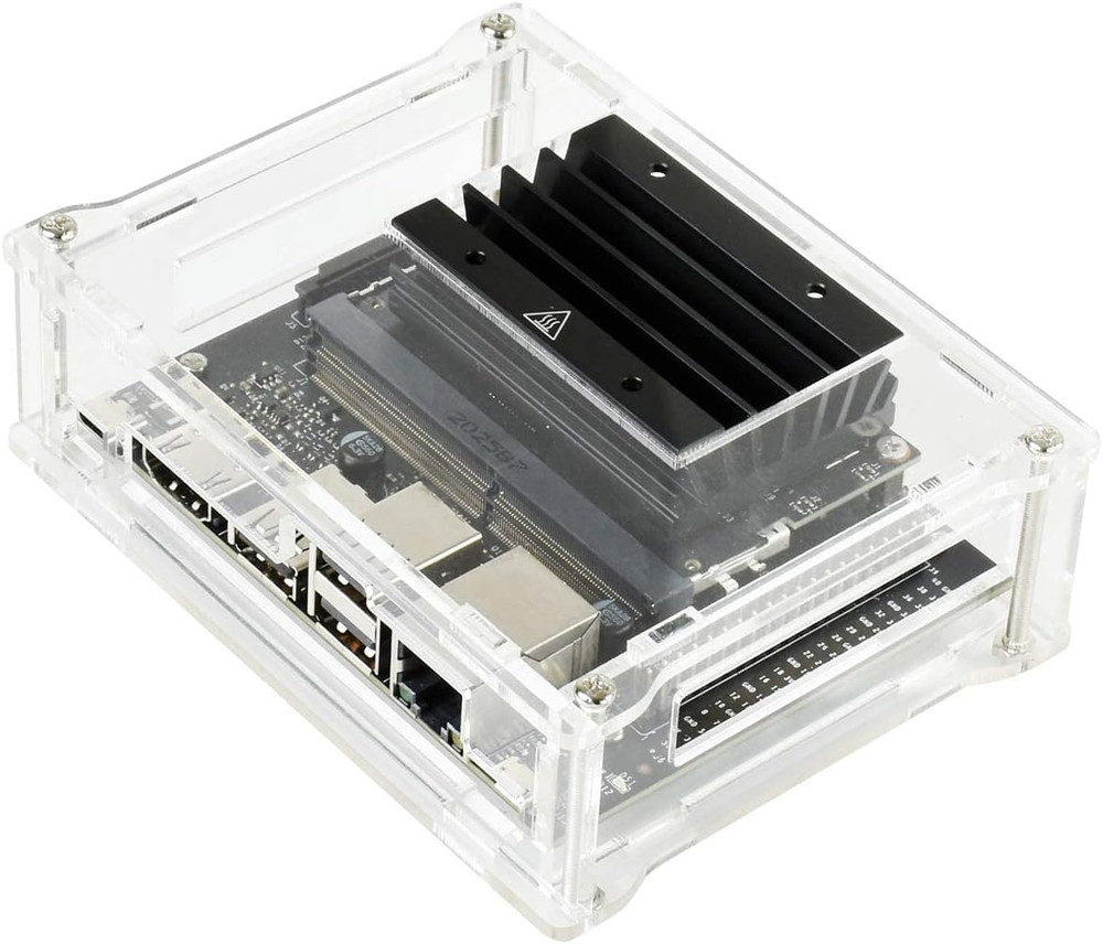 Acrylic Clear Case Enclosure Specialized for Jetson Nano 2GB Developer Kit（Case