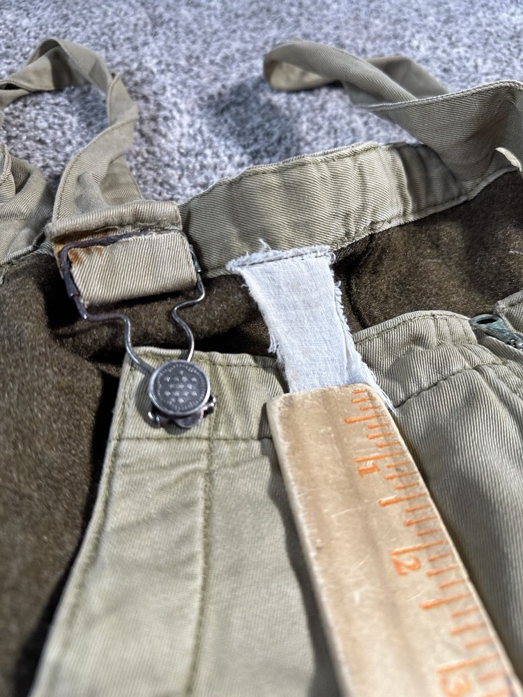 WW2 40s US Army Second Pattern Tanker Bib Overalls