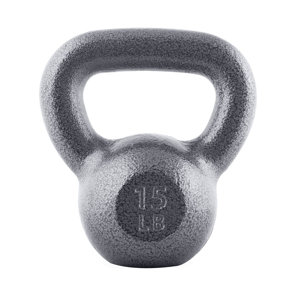 CAP Barbell 15lb Cast Iron Kettlebell, Single