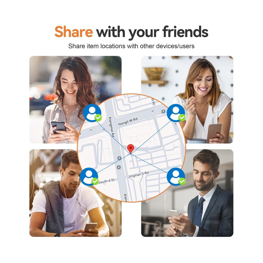 2026 Air Tracker Tags for Android, Smart Tags-4 Pack Android Tracke... Fast Ship