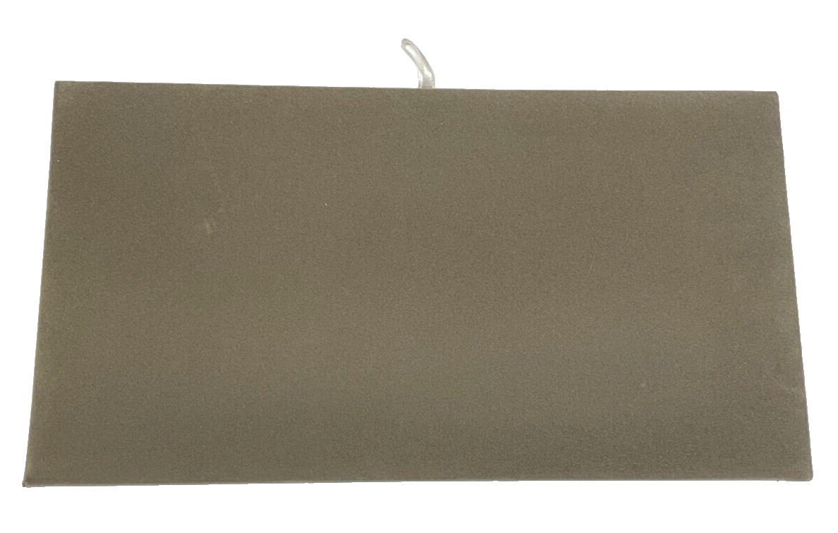 Vintage Gray Velvet Jewelry Display Pad 14" x 7-1/2"  NEW OLD STOCK 1/4" Thick