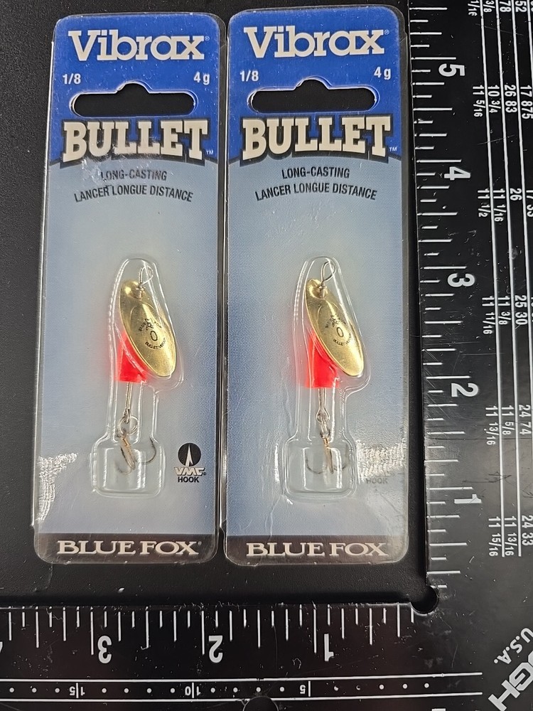 [2] Blue Fox Vibrax Bullet 1/8 OZ