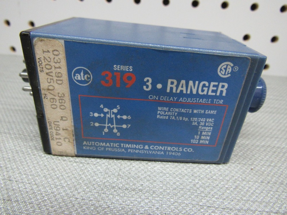 ATC 319D-360-Q-1-C Solid Timer Delay Relay