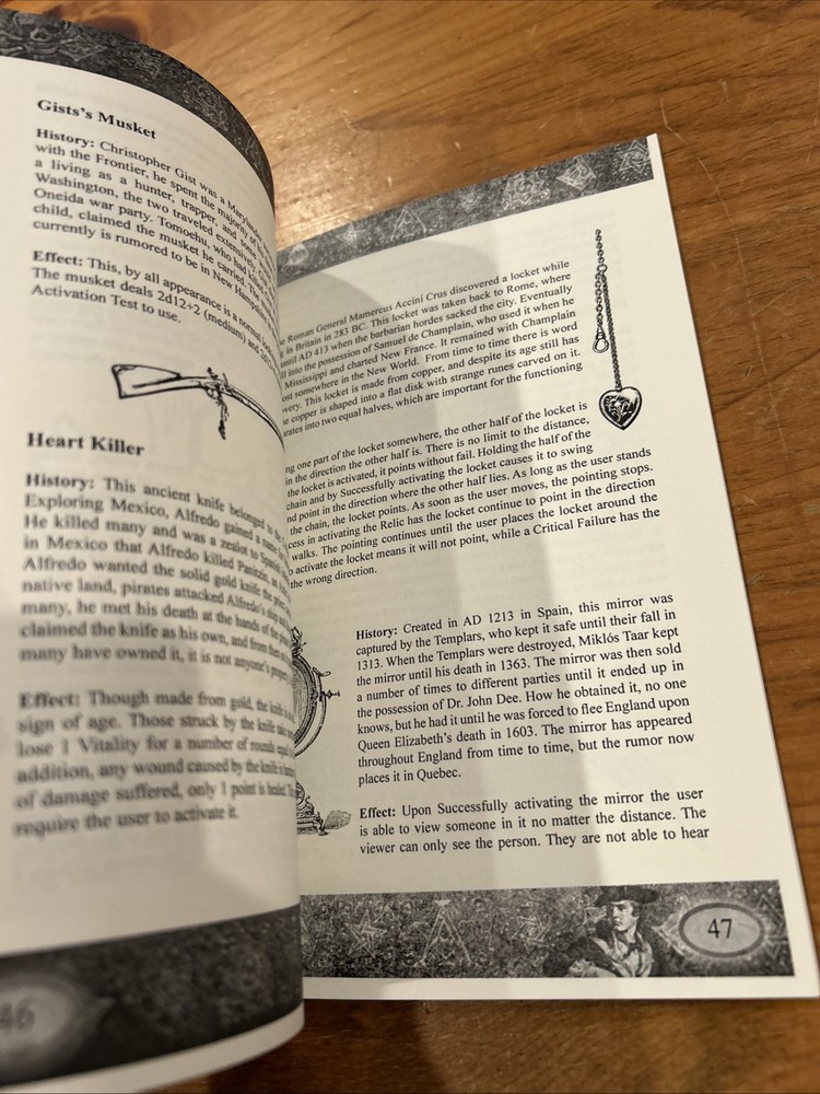 Colonial Gothic RPG: Poor Wizard's Grimoire 2008 Paperback