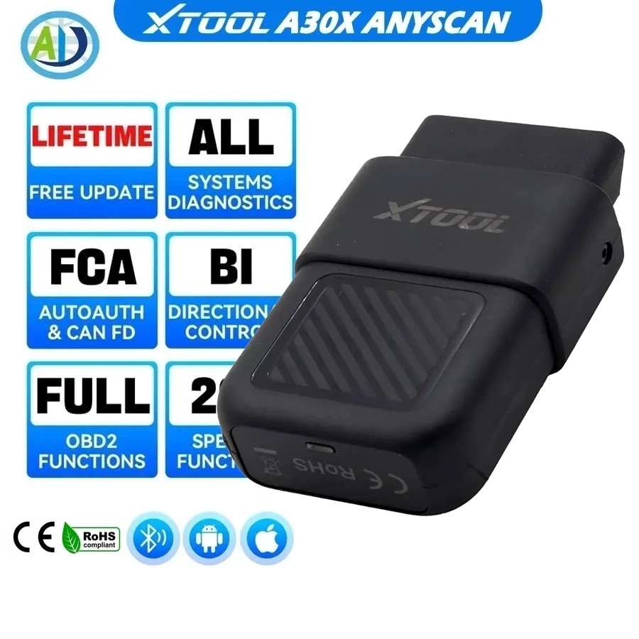 XTOOL Anyscan A30X Wireless Diagnostic OBD2 Scanner All System Scan Reader Tool