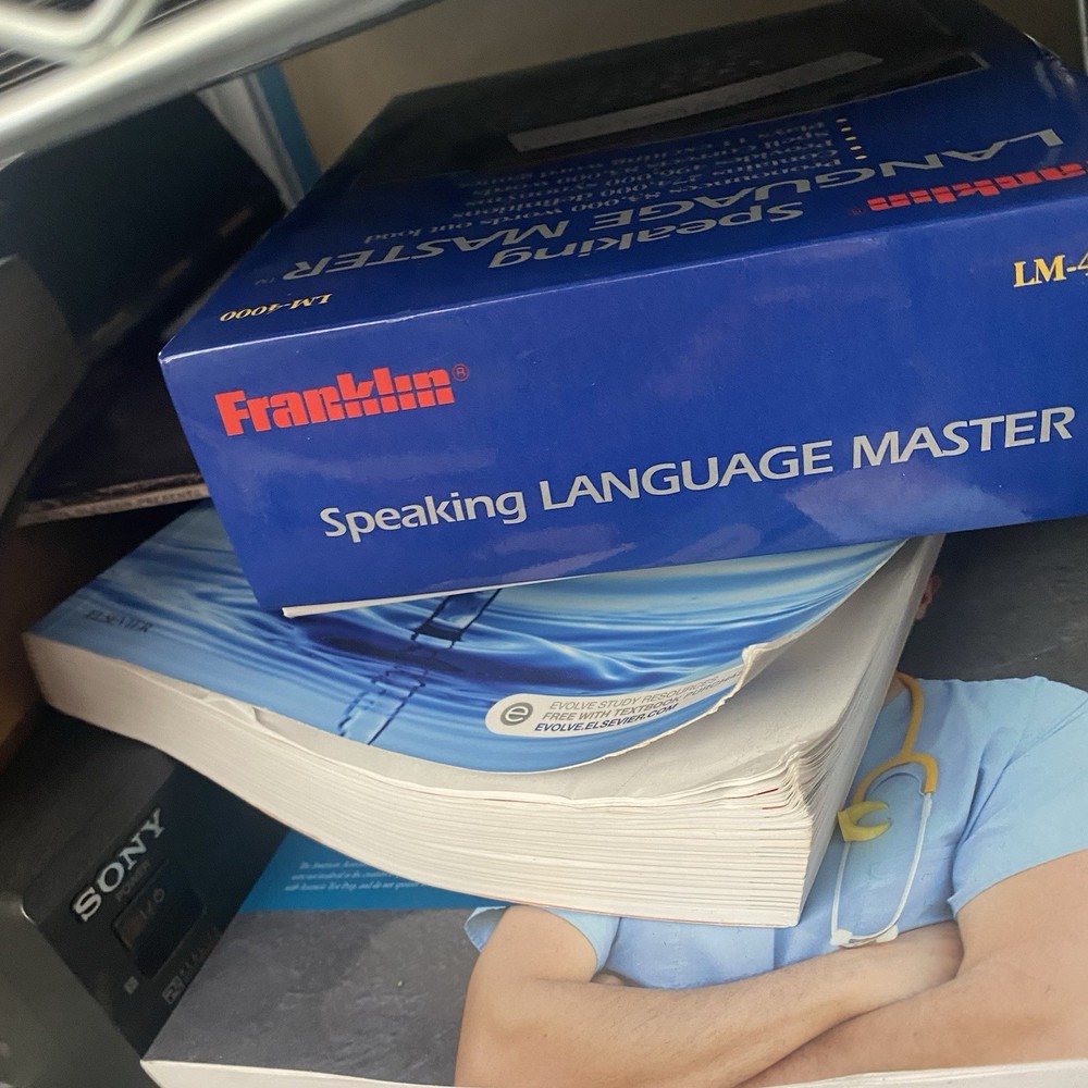 Franklin Computer Language Master Lm4000 SCREEN ISSUE WORKS SEE PICS LM-4000