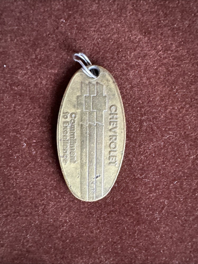 Vintage Chevrolet Lost Key Return Key Ring
