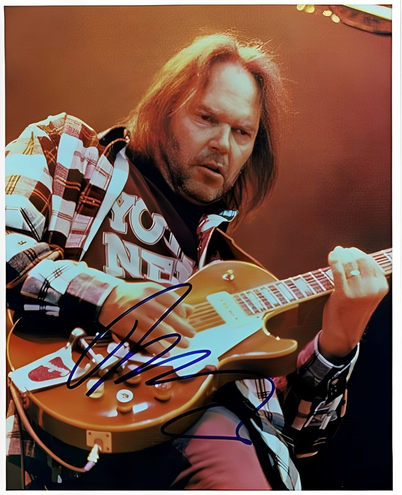Neil Young Promo photo Reproduction signature quality photo