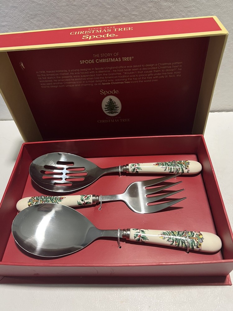 Spode Christmas Tree 3-Piece Cutlery Set