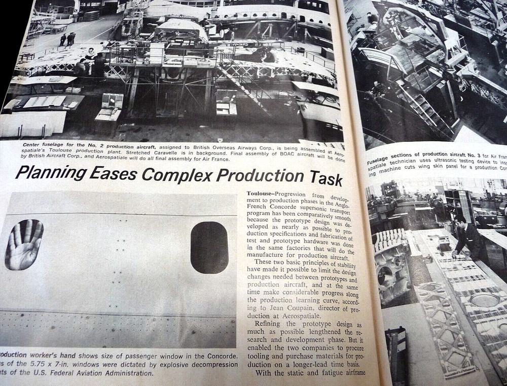 71 Aviation Week & Space Technology Supersonic Concorde Propulsion Avionics Test