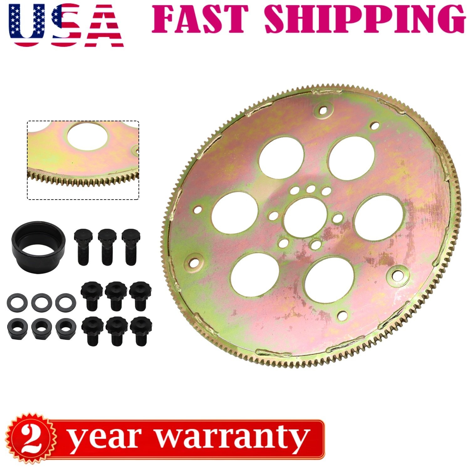 Adapter Flexplate Kit For LS1/LS2/LS6/5.3/6.0 to TH350/700R4/4L60 Gen III GM LS