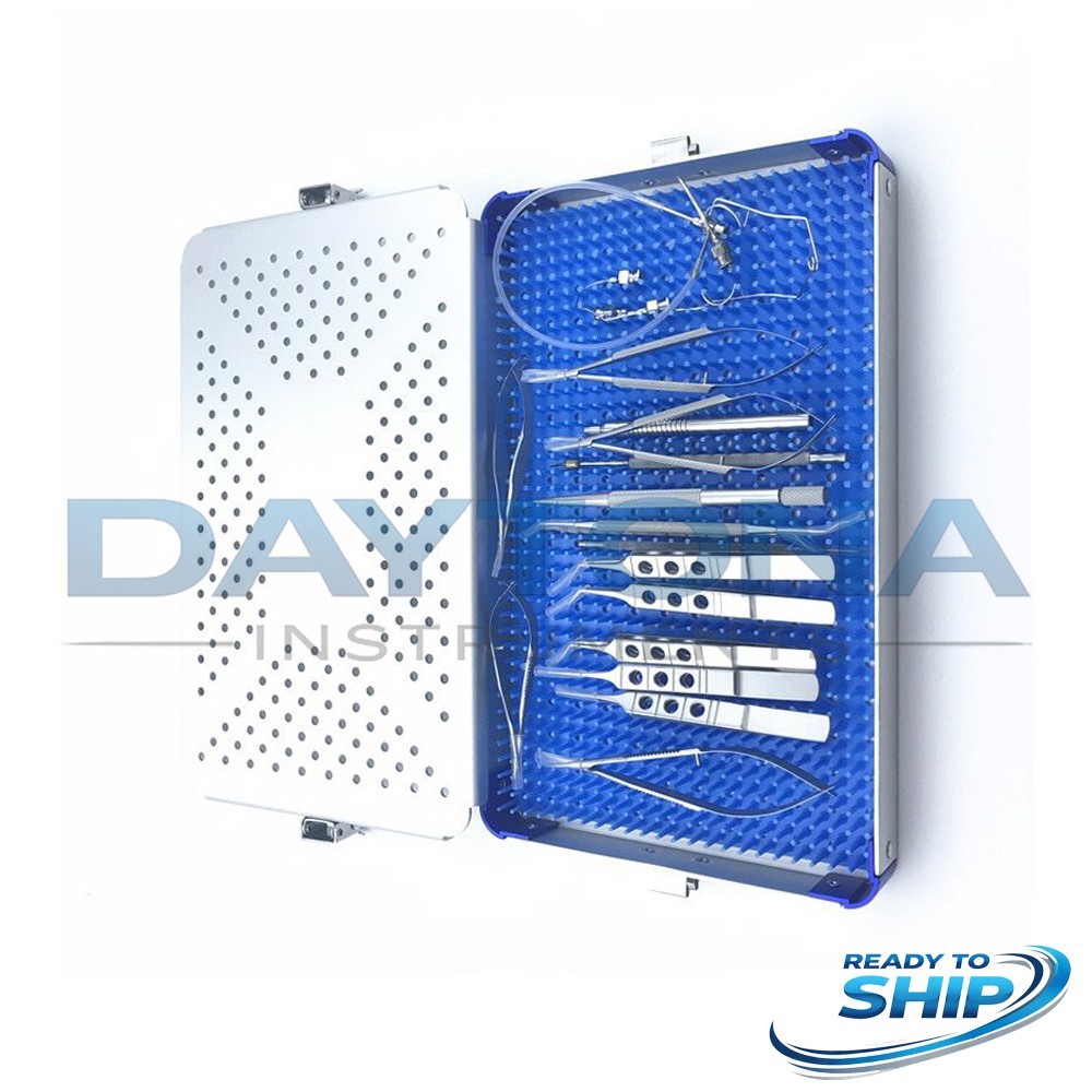 Ophthalmic Cataract Eye Micro Surgery Surgical Instruments 21 Pcs Set Tools