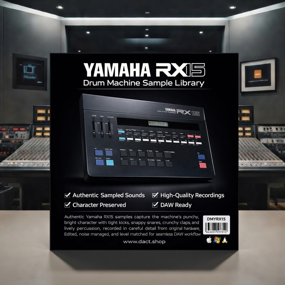 Yamaha RX15 Drum Machine Sample Library