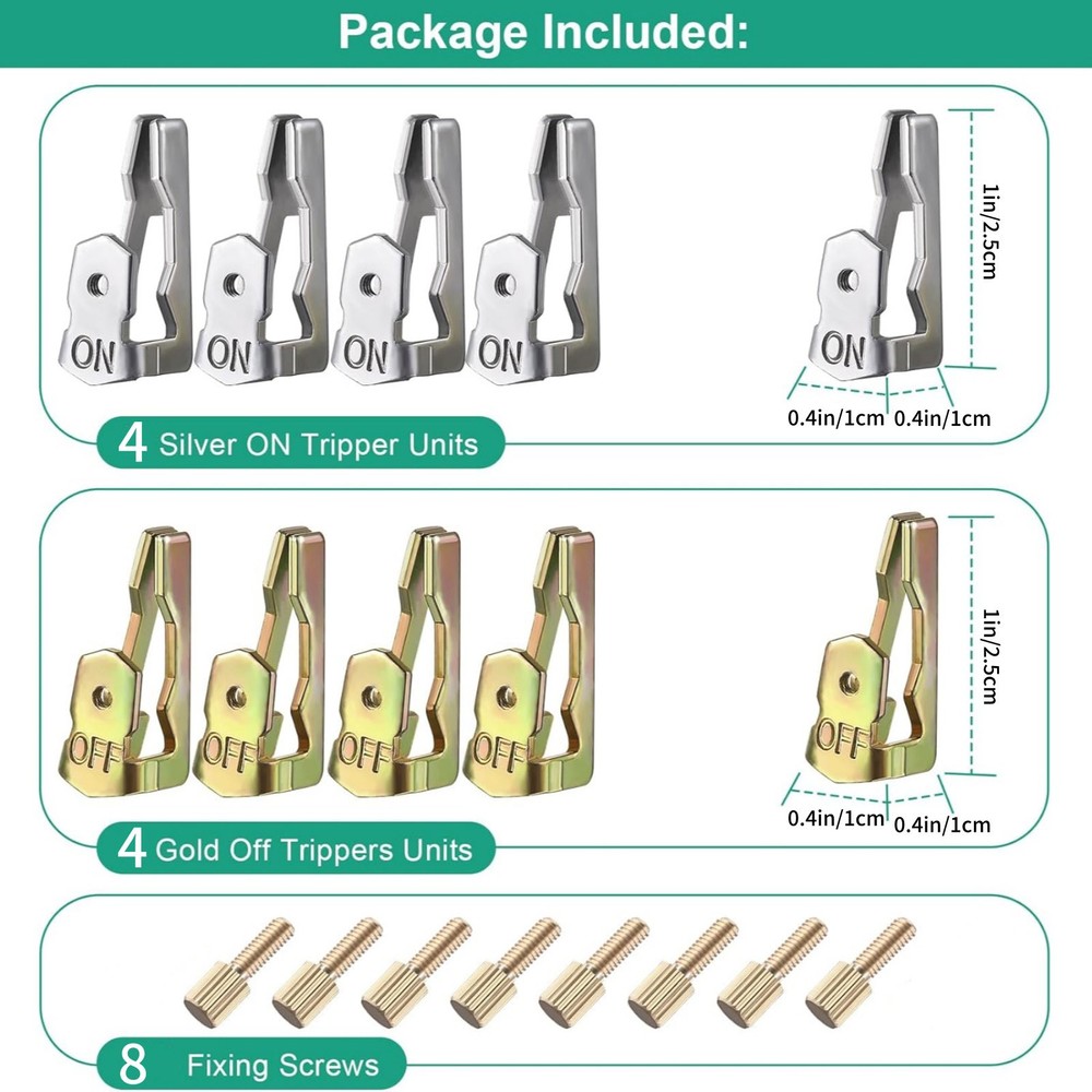For Intermatic Electrical Timer Tripper Components 156T1978A Kit with Screws