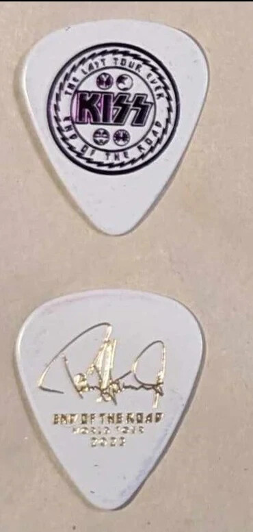 KISS 2023 End of the Road Tour LAST TOUR EVER USA  Guitar Pick PAUL STANLEY