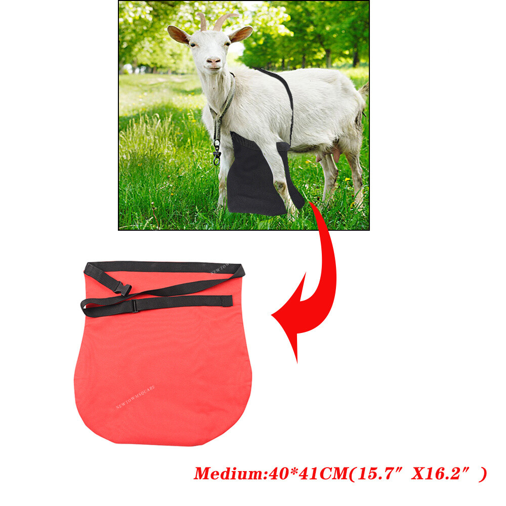 Anti Breeding Odor Control Apron with Harness for Goats / Sheep Medium Red New