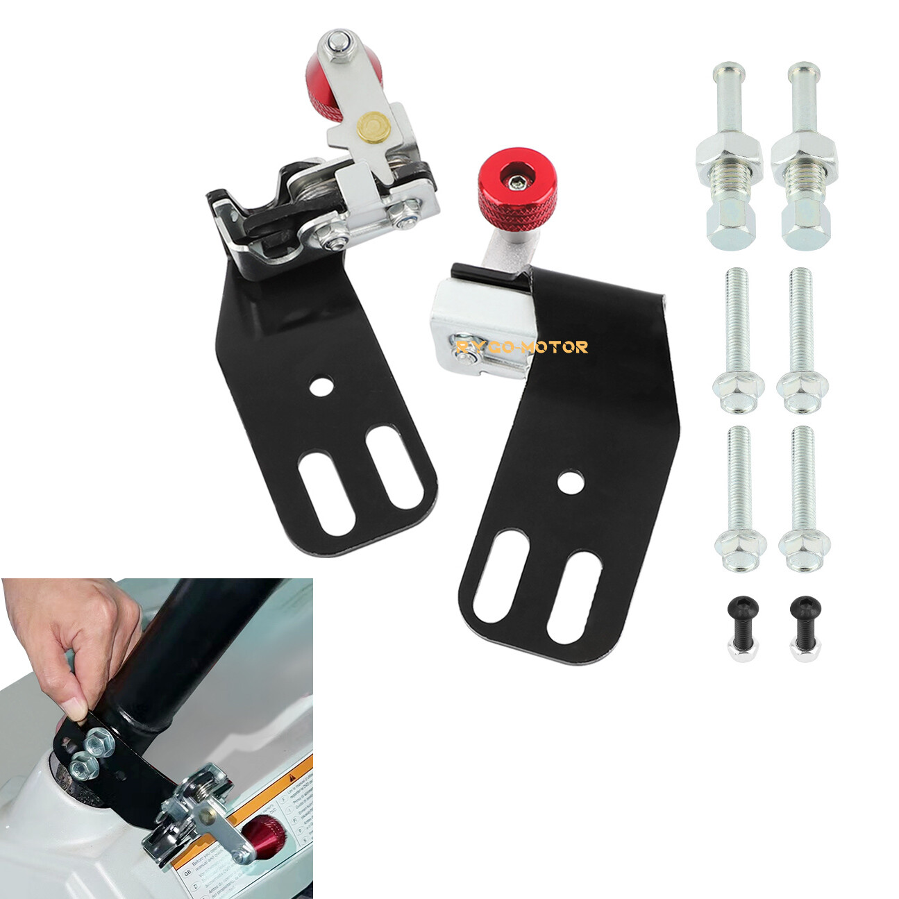 Front Door Slam Latches Kit w/ Hardware for Polaris UTV RZR4 900 XP RZR 800 570