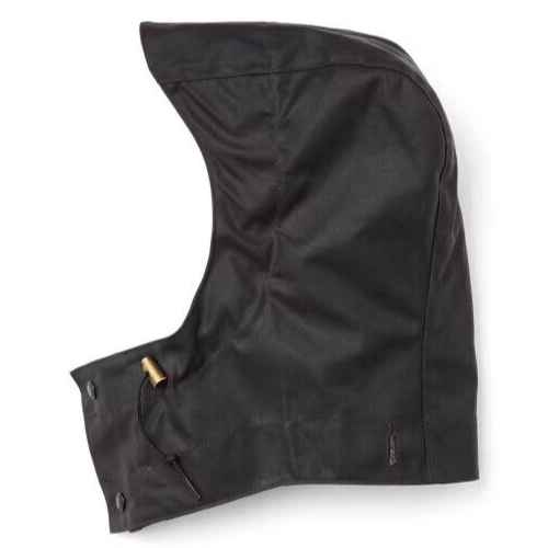 Filson Tin Cloth Hood 20232843 Cinder Grey Black Waxed Removeable Replacement