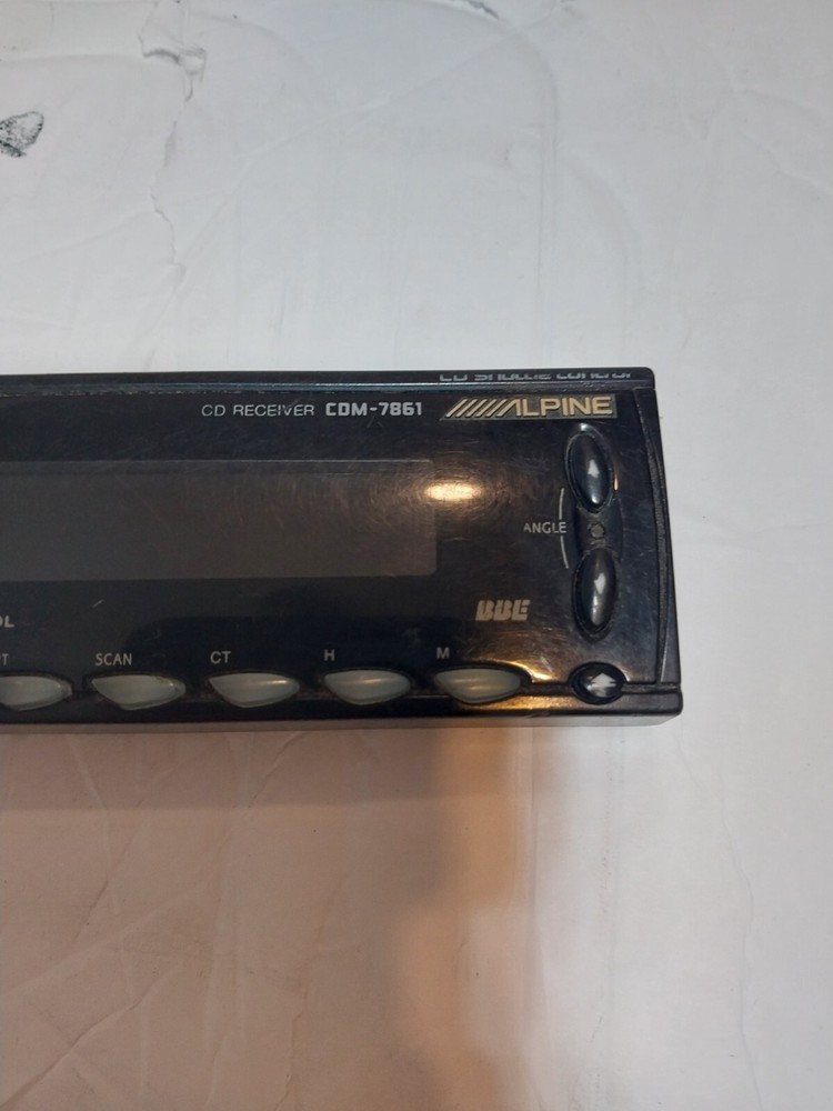 Alpine CDM-7861 Faceplate-Only for motorized front panel