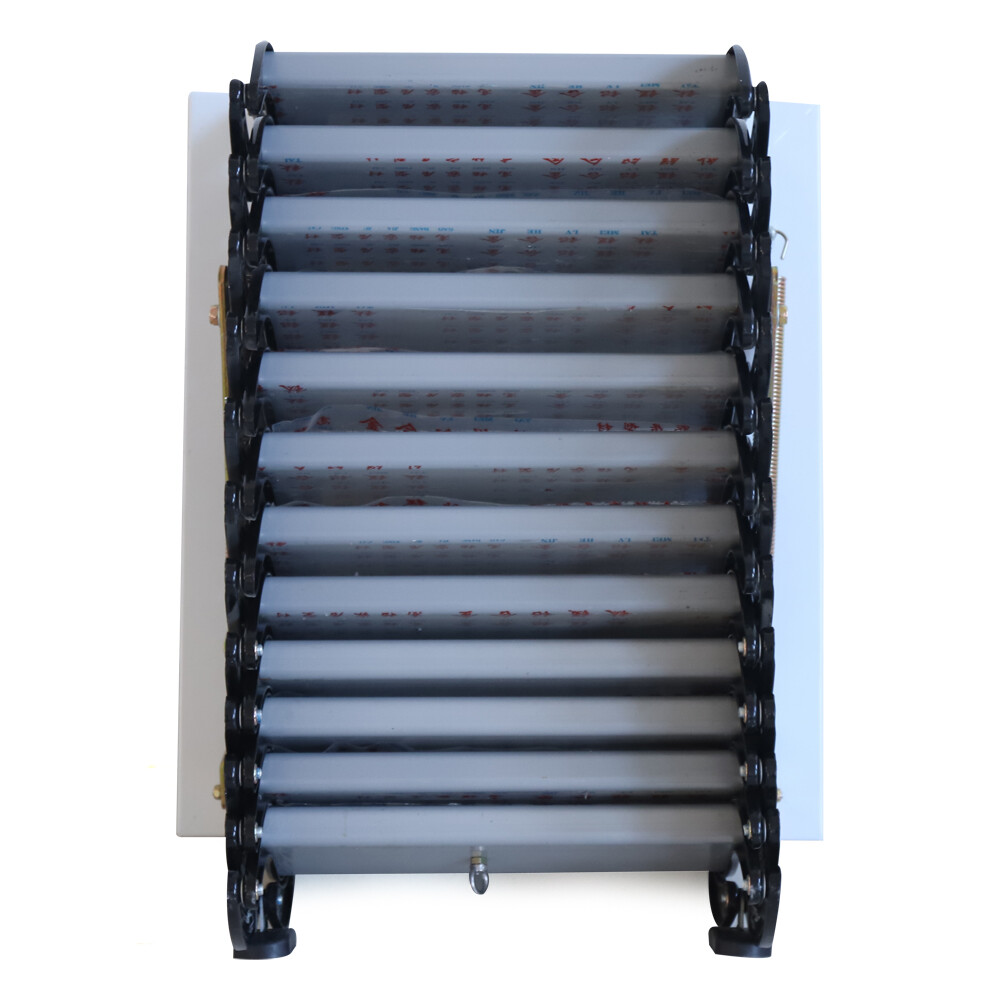 12 Steps Wall Mounted Folding Ladder Loft Stairs White Attic Steps Pull Down US