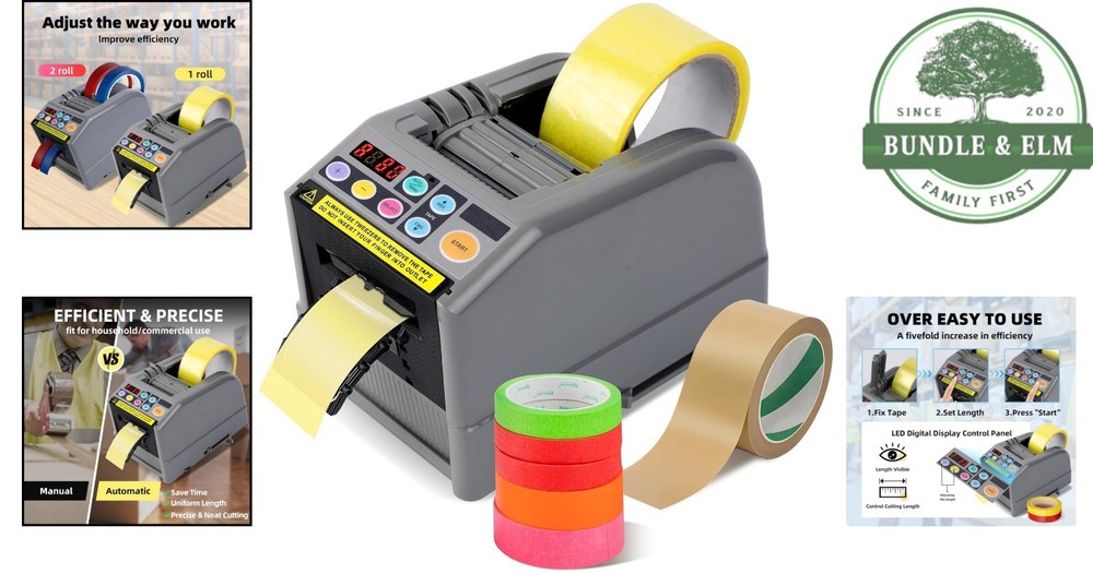 Advanced Tape Dispenser with Continuous Cutting Function for Efficient Use