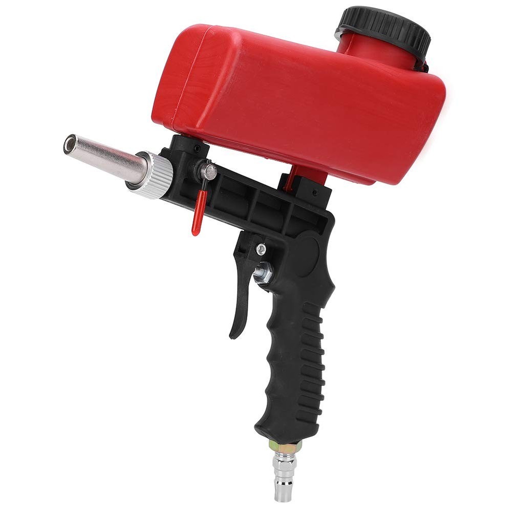 Portable Adjustable Sand Gun Kit for Blasting Projects, Remove Paint, Grime o...