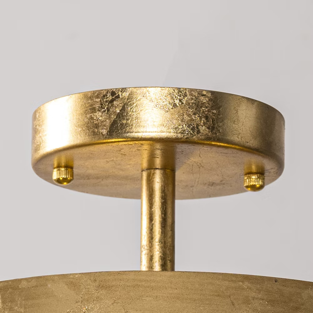 Parrot Uncle 14.6" Gold Semi-Flush Mount Ceiling Lights