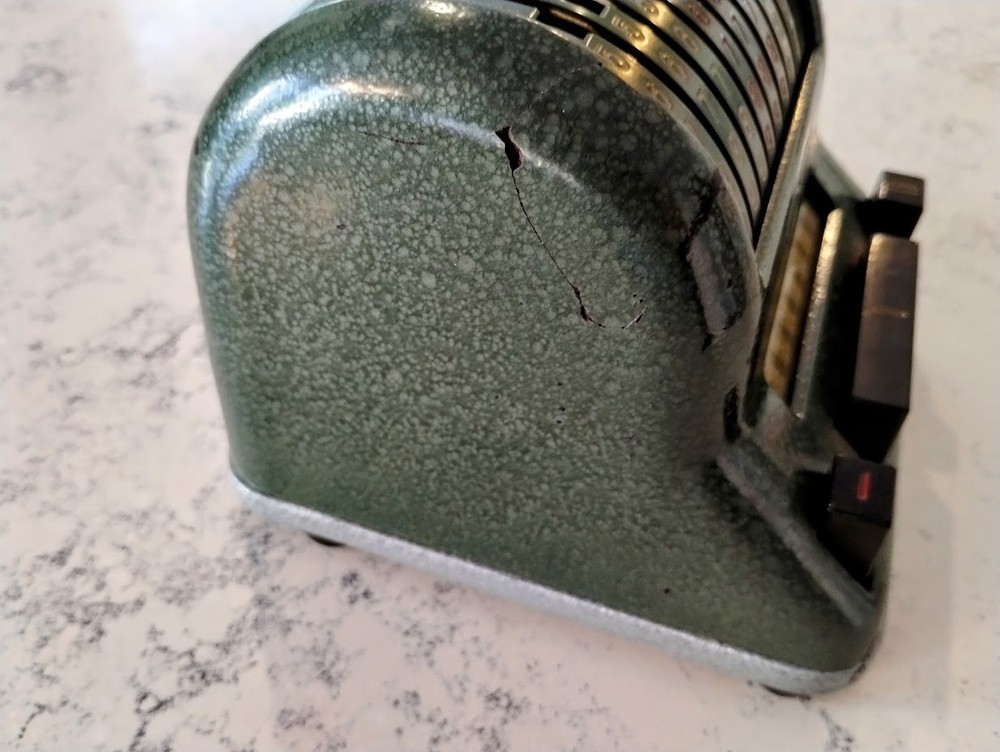 Vintage Mechanical Adding Machine TRIUMPHATOR KA from 1950