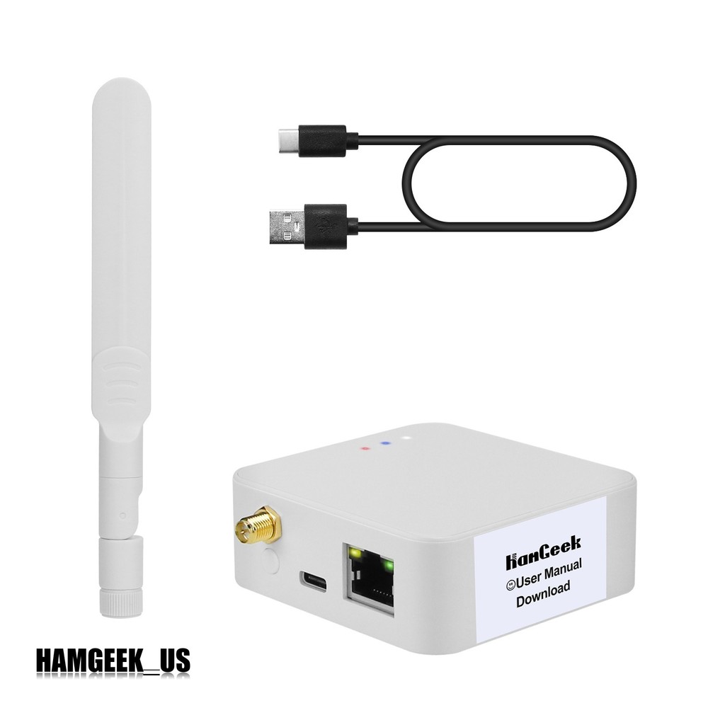 HamGeek HMG-01 Plus POE ZigBee Gateway ZigBee Coordinator with USB Data Cable US