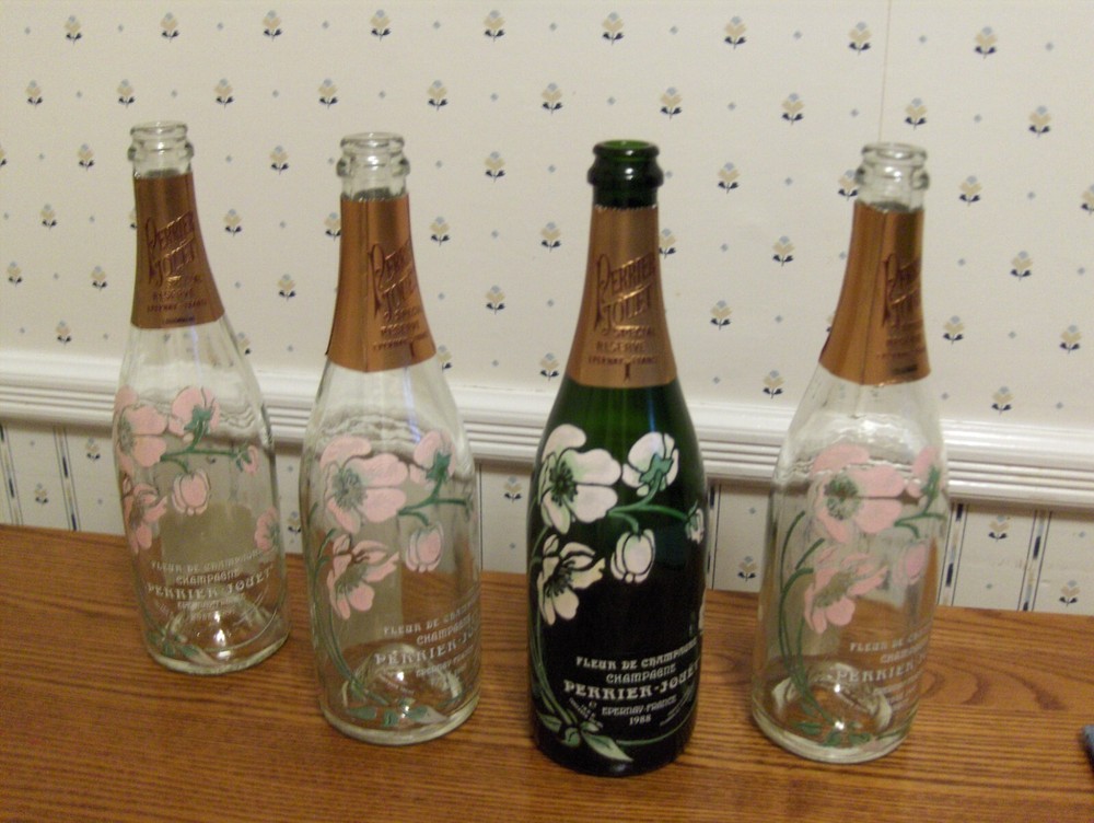 PERRIER JOUET CHAMPAGNE BOTTLES