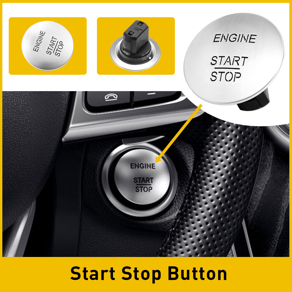 Push To Start Fits Button Benz Mercedes Keyless Go Engine Start Stop Push Button