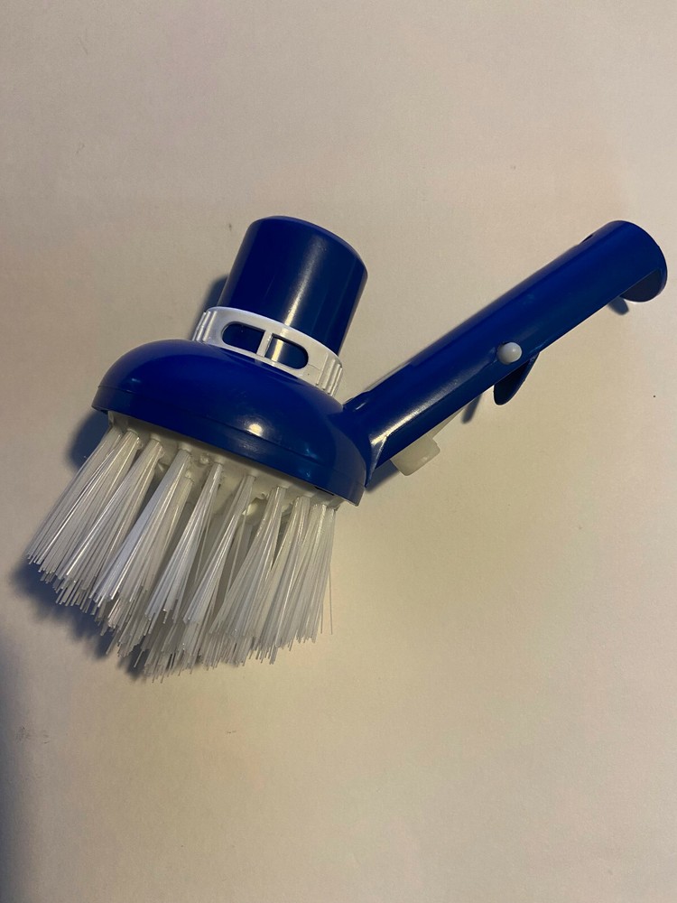 Swimming Pool Spa Pond Corner Step Brush/ Vacuum Head Combo