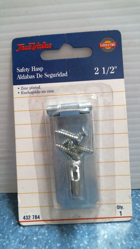 True Value 2-1/2" Safety Hasp  (432 784)  FS