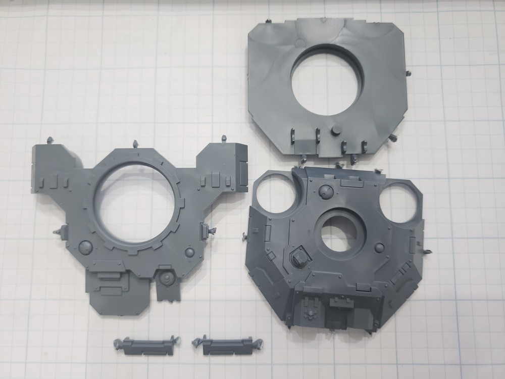 Warhammer 40k Space Marine Bits Repulsor Executioner Hull Mount & Turret Frame