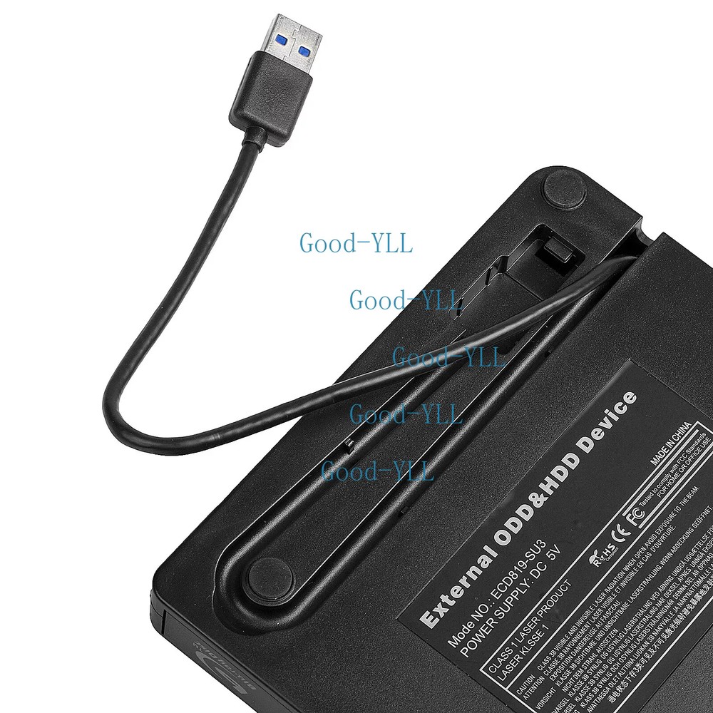 External Blu ray Drive USB 3.0 BD Combo Player Reader DVD CD RW Burner One Cable
