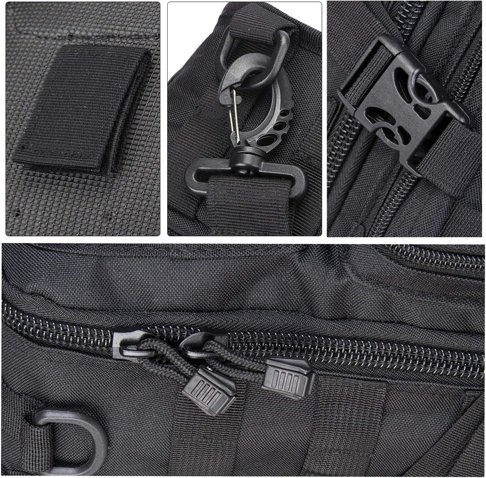 Durable Nylon Tactical Backpack with Molle System - 20L Capacity for Versatility