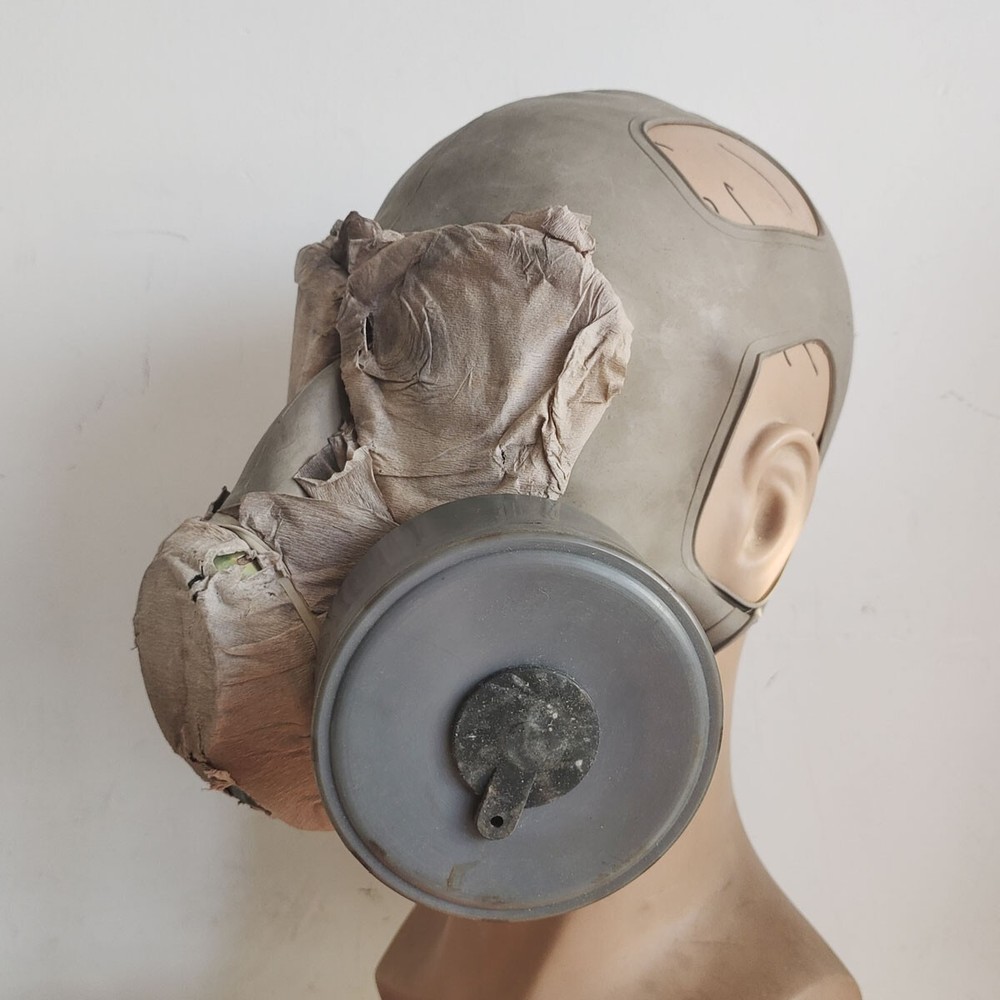 Surplus China Military Type 69 Protective mask Canvas bag