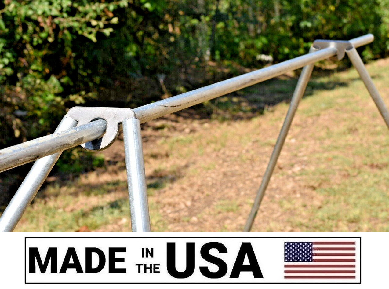 [SR] Steel Shooting Target Stand Brackets use with EMT Conduit / up to 1" Pipe