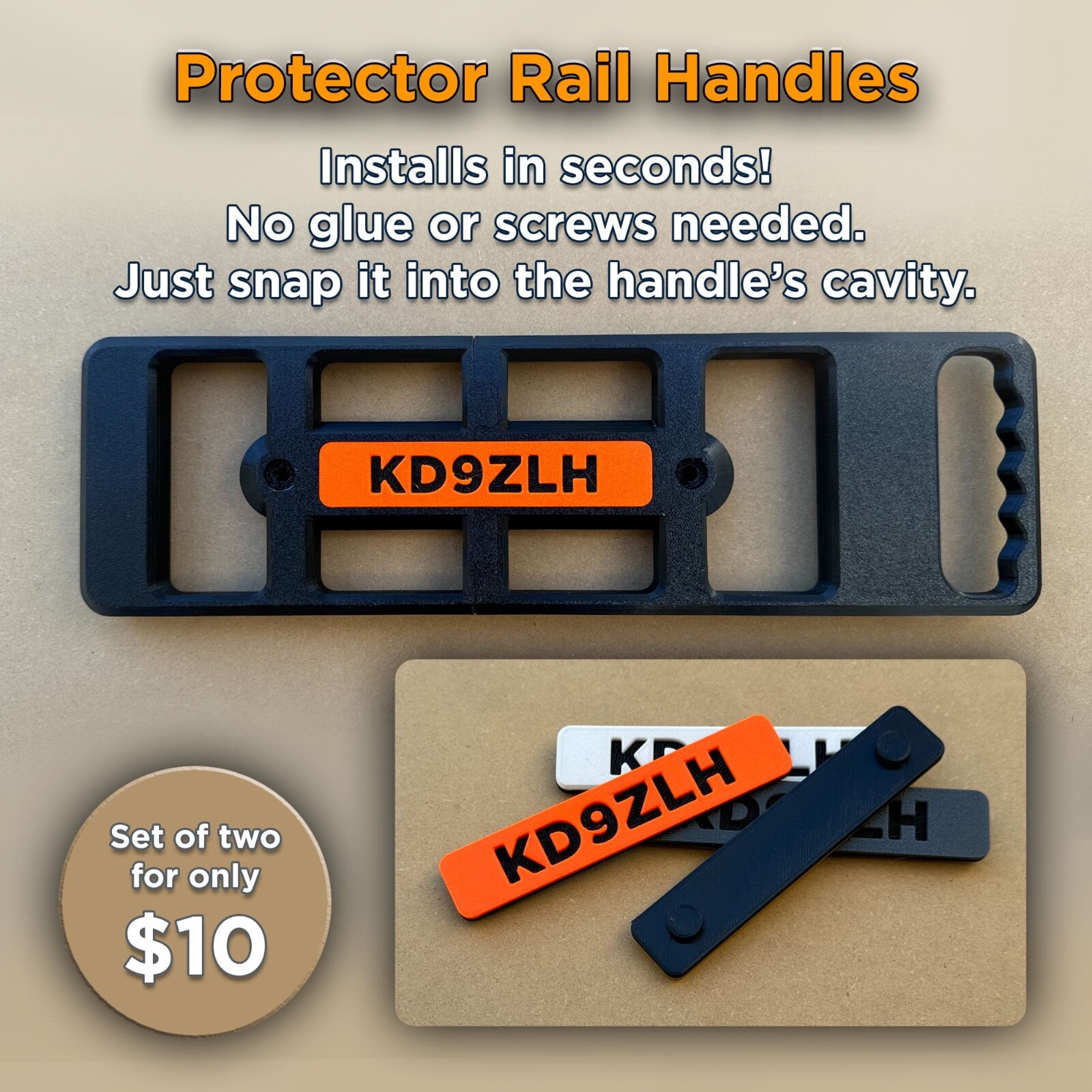 Carry Handles for YAESU FT-710 FIELD and FT-710 AESS Radio Transceivers