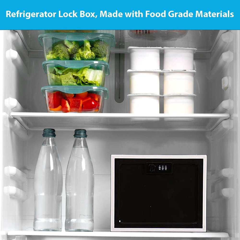 Medicine Lock Box with Combination Lock, Large Medication Lock Box with Code,...