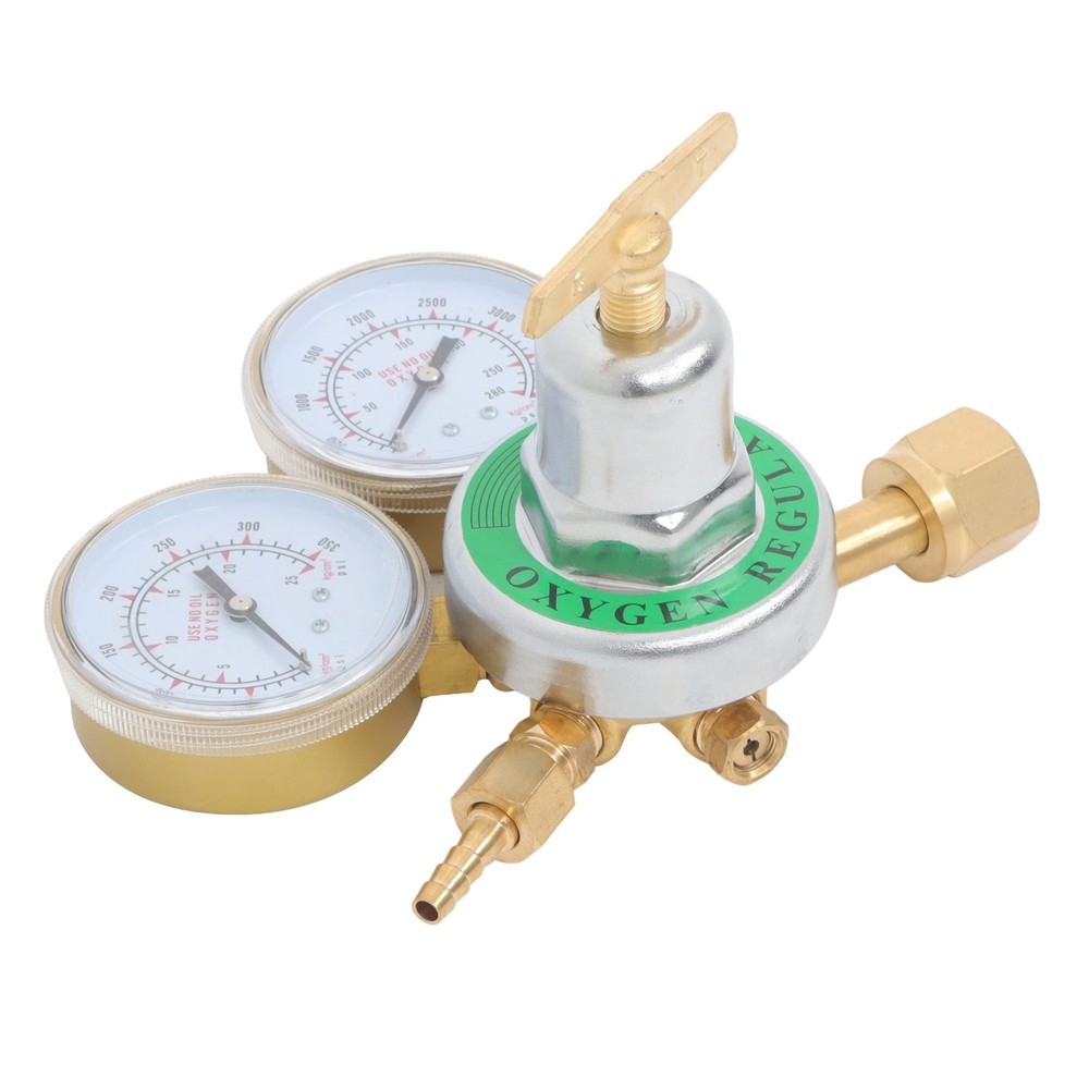 CGA 540 Oxygen Gas Welding Regulator Pressure Gauge Type Solid Brass