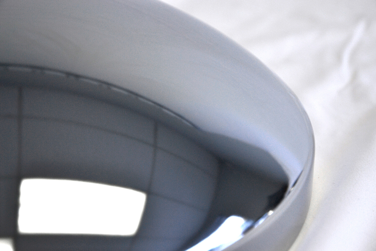 10-1/8 CHROME BABY MOONS Moon Center hubcaps Steel Wheel Cover Hot Rod Smoothie