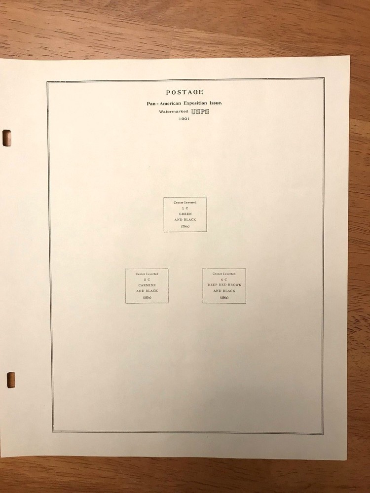 Scott US Specialty Error Pages Album Break 4 Lightly Used Pages 2-post Style |