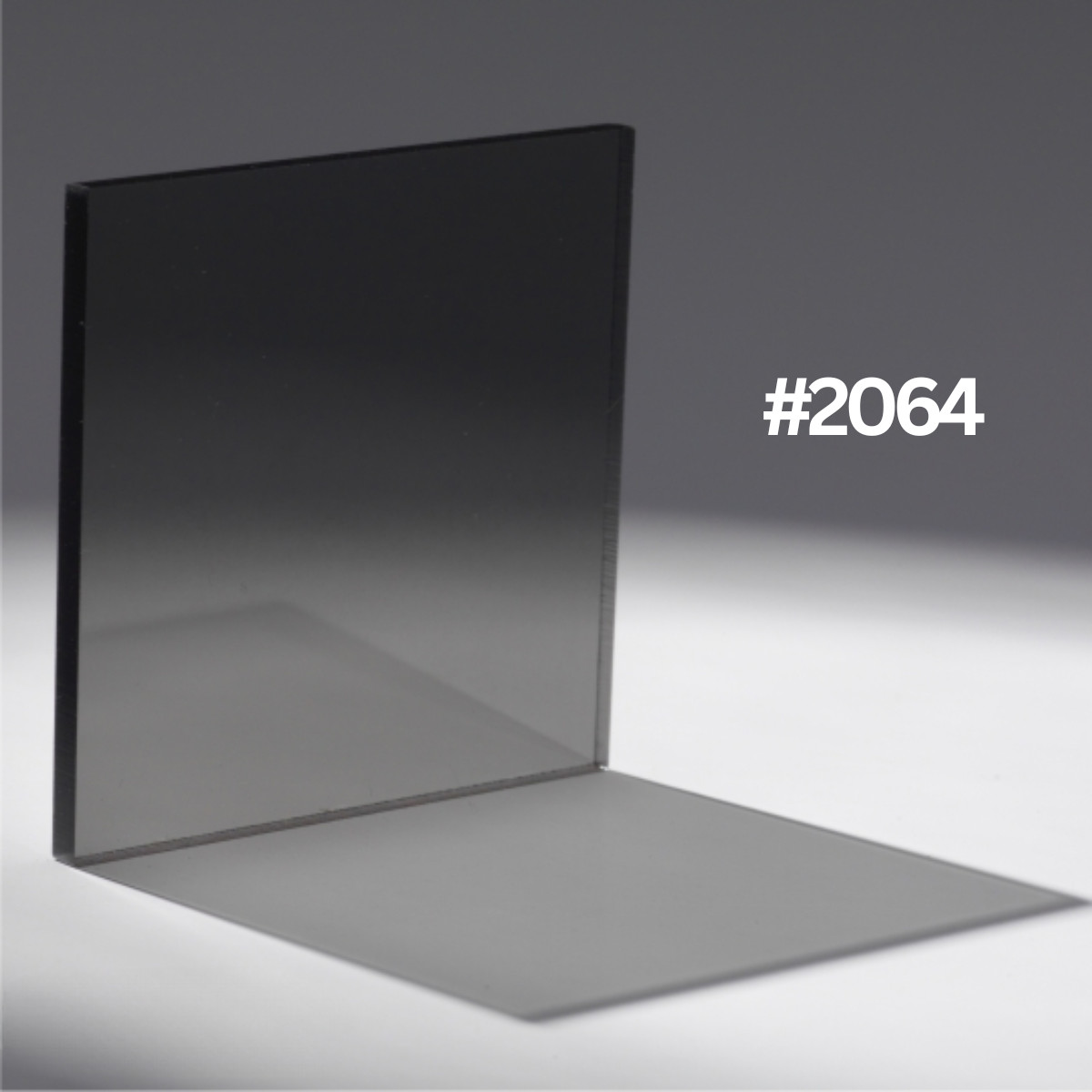 Acrylic Plexiglass Sheet - Smoke Gray #2064 & #2074 - Choose Size & Thickness