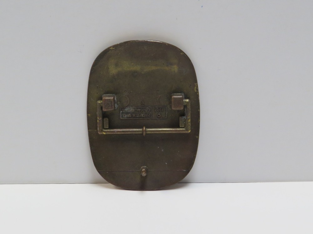 KISS DESTROYER PACIFICA BELT BUCKLE - 1977 VINTAGE AUCOIN - ACE PETER GENE PAUL