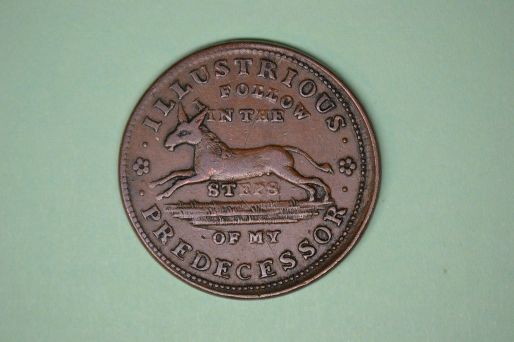 1837 Hard Times Token- Nice EF- A few marks. Slightly Broadstruck.