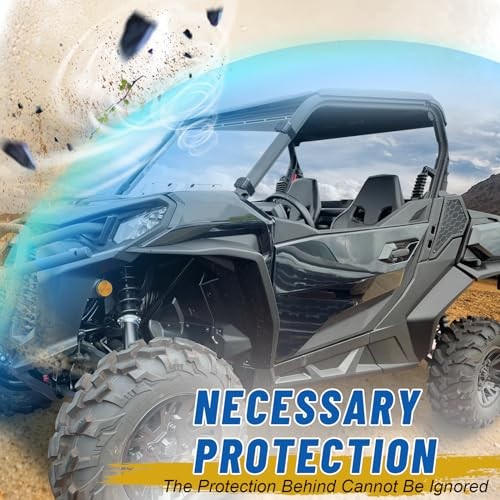 2021+ Vented Commander Windshield, Commander Sliding Full Window Front