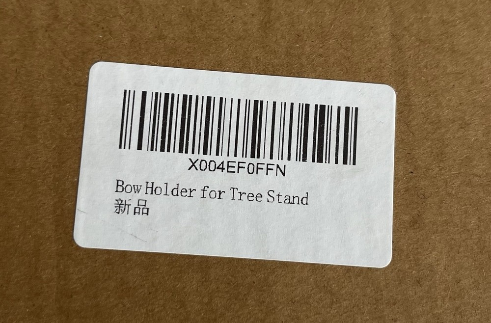 Bow Holder For Tree Stand Black