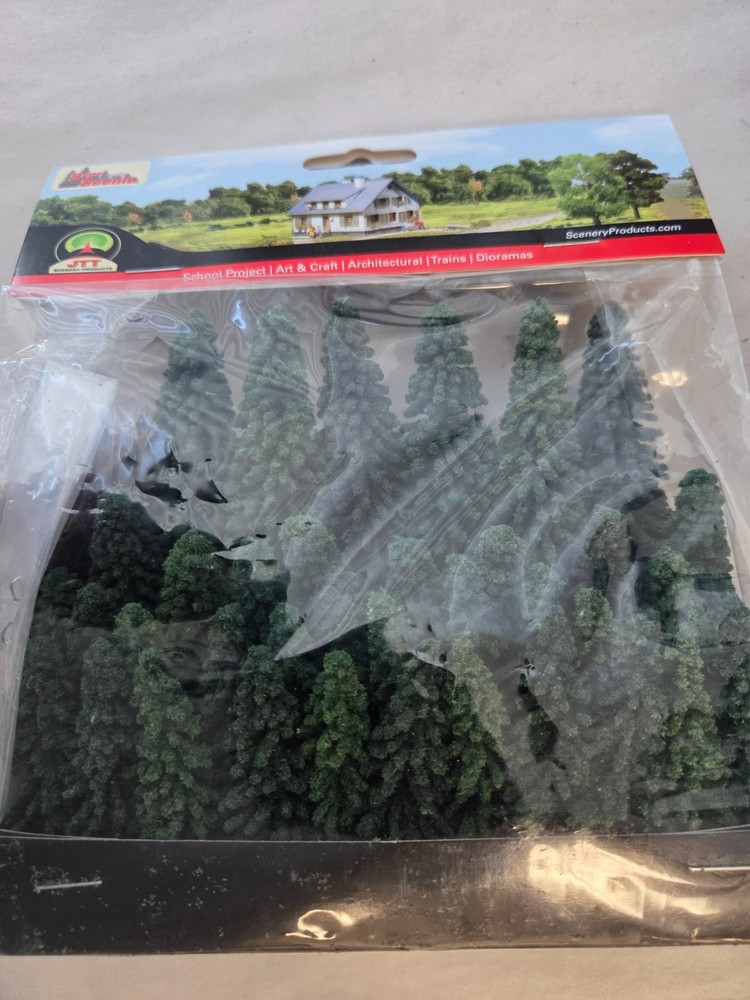 JTT 92002 N Pine Tree Bulk Pack 2"- 4" (36pcs)
