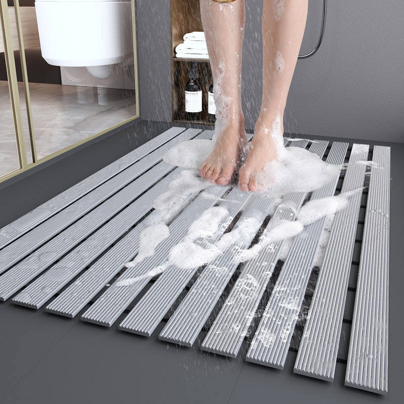 Premium Bath Tub Shower Mat Anti Slip PVC Bathroom Floor Pad Anti-bacterial Mats